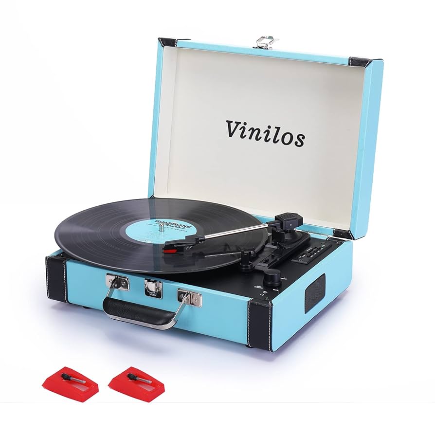 LPオーディオプレーヤー Amazon.com: Turntable Record Player with Built-in Speakers